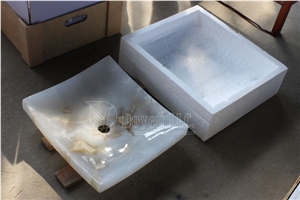 Indian Wooden Sandstone Bathroom Honed Rectangular Basins & Vessel Sinks