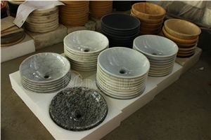 Polished Granite & Marble Sinks & Bowls, Multicolor Marble Sinks