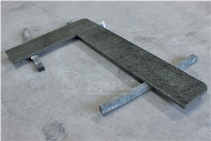 Polished Kitchen Granite Bar Countertops, China Rainforest Green Granite Countertops Polished Kitchen Granite Bar Countertops, China Rainforest Green Granite Countertops