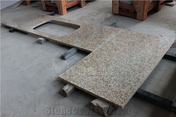Solar White Custom Kitchen Polished Granite Worktops, Solar White Granite Kitchen Countertops