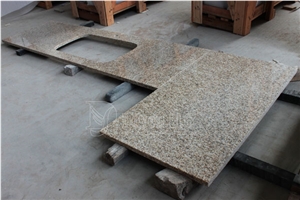 Solar White Custom Kitchen Polished Granite Worktops, Solar White Granite Kitchen Countertops