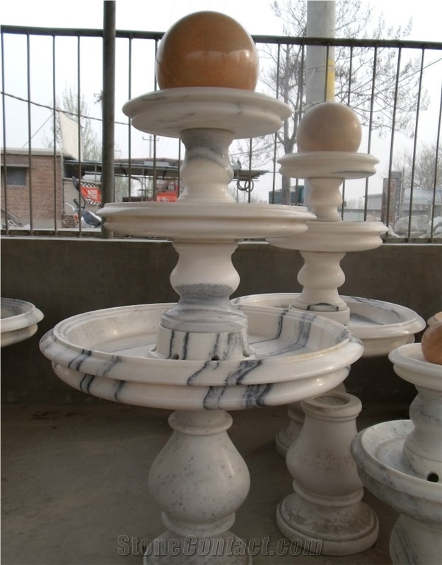 Black Globe Fountain, Rolling Ball Fountain