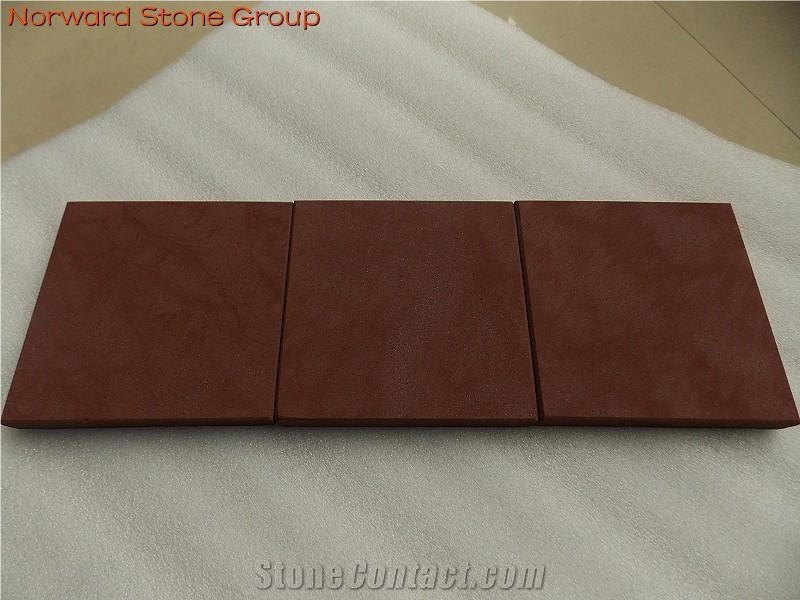 Chocolate Sandstone Honed Slab Tile