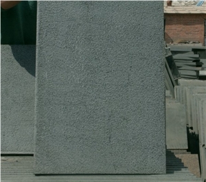 Mongolia Black Basalt Bushhammered Slab