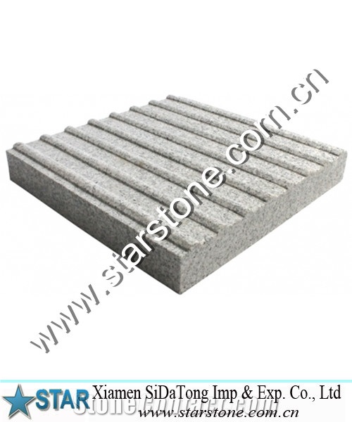 Flamed Blind Paving Stone Tactile Tile, Granite Paving Stone Tactile Tile
