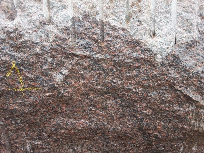 Karim Brown Granite Block, Brown Granite India Blocks