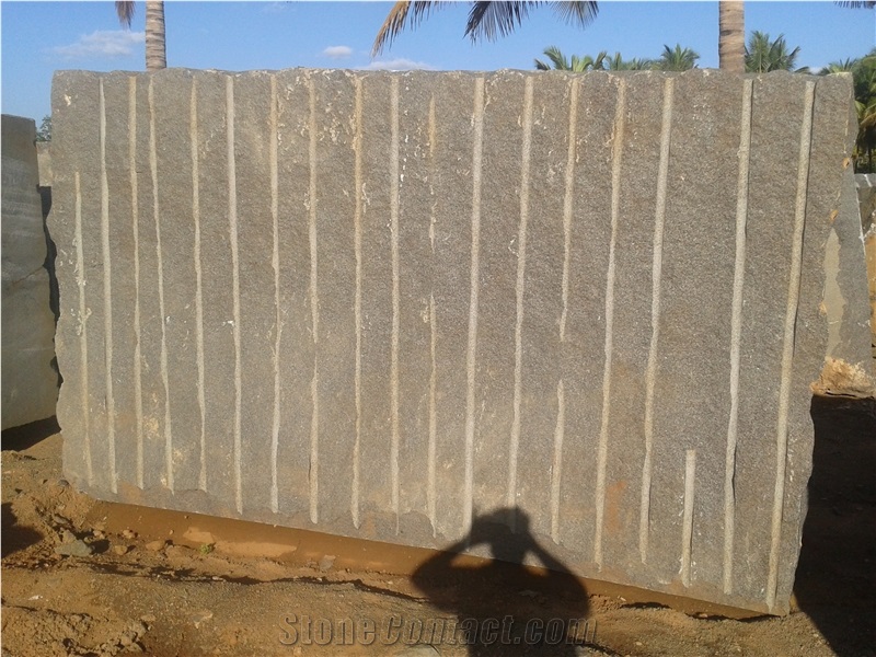 Mysore Tiger Black Granite Block India