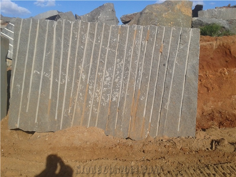 Mysore Tiger Black Granite Block India