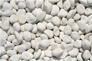 Bianco Carrara Marble Pebble Stone Bianco Carrara Marble Pebble Stone
