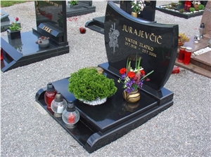 China Nero Assoluto Granite Monument