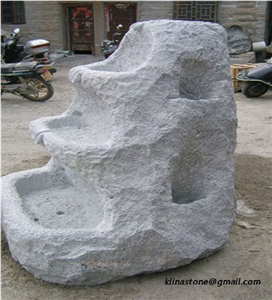 Granite Garden Fountain Sculpture