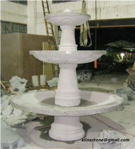 Granite Garden Fountain Sculpture