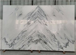 New Quarry Han White Marble Slabs, China White Marble Slabs with Grey Veins New Quarry Han White Marble Slabs, China White Marble Slabs with Grey Veins