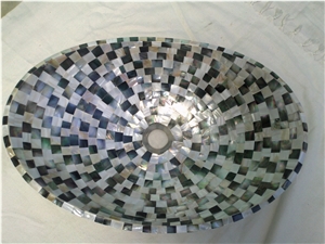 Semi Precious and Mother Of Pearl Sinks