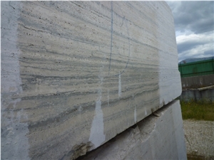 Travertino Silver Travertine Block, Italy Grey Travertine