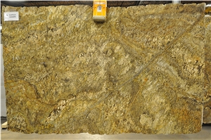 Giallo Capella Granite Slabs, Brazil Yellow Granite Giallo Capella Granite Slabs, Brazil Yellow Granite