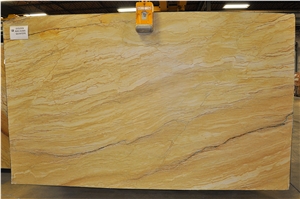 Golden Macaubas Quartzite Slabs, Giallo Macaubas Quartzite