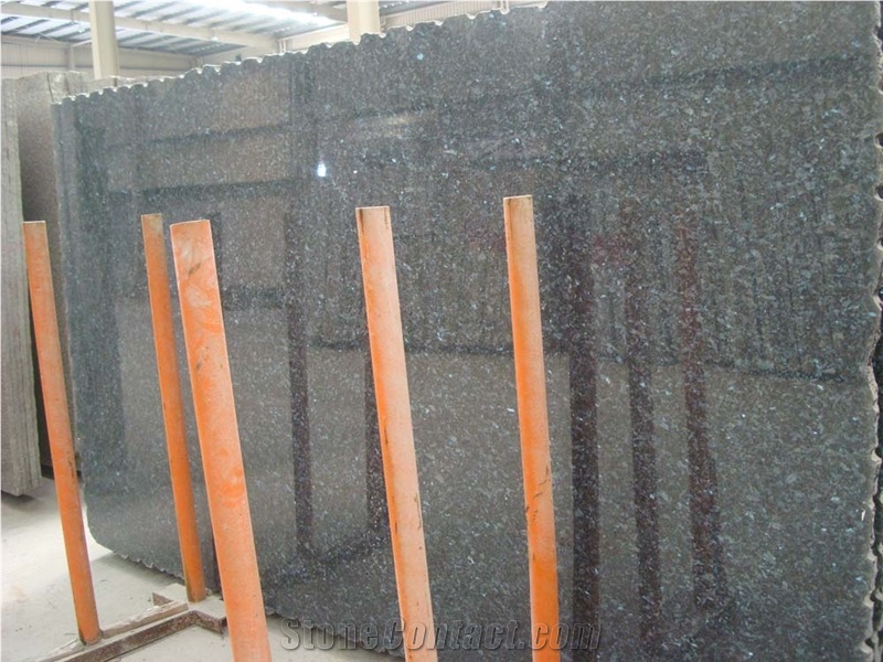 Blue Pearl Granite Slab, Norway Blue Granite