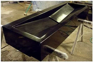 China Absolute Black Granite Farm Sink