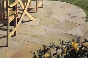 Fossil Mint Sandstone Patio Pavement