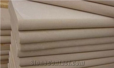 Beige Sandstone Bullnosed Pool Coping Tile