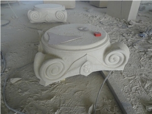 Beige Sandstone Column Bases