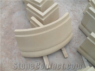Beige Sandstone Window Frame