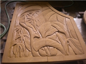 Yellow Sandstone Etching Yellow Sandstone Etching