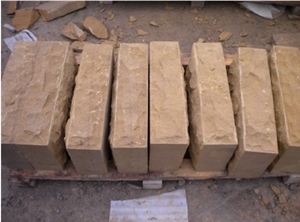 Yellow Sandstone Gates Pillar Stone Yellow Sandstone Gates Pillar Stone