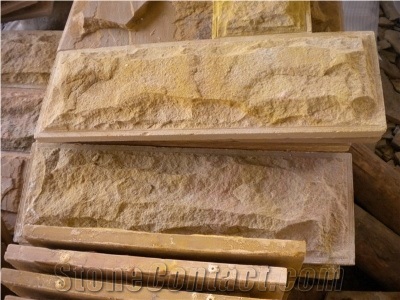 Yellow Sandstone Mushroom Stone