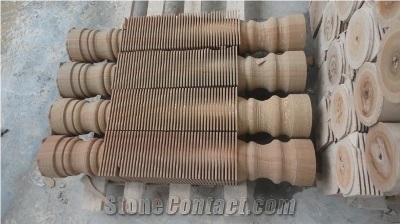 Yellow Sandstone Railing