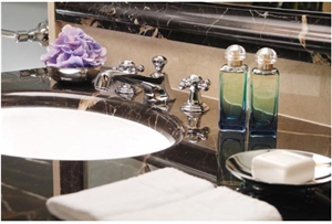 Two-Lux Glass Surface Artificial Marble Vanity Top
