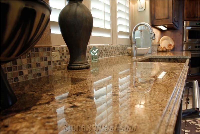 Mascarello Granite Kitchenn Countertop, Farm Sink