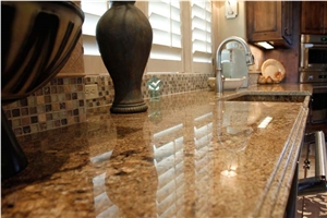 Mascarello Granite Kitchenn Countertop, Farm Sink