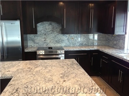 Branco Ceara Granite Kitchen Countertop