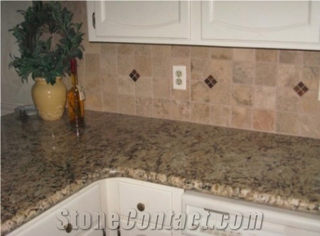 Giallo Florence Granite Kitchen Countertop