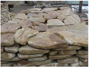 Tumbled Sandstone Flagstone, Landscaping