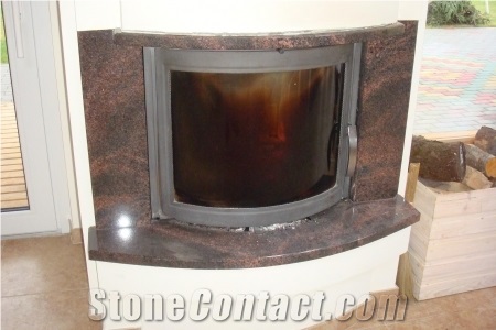 Laholm Granite Fireplace Design