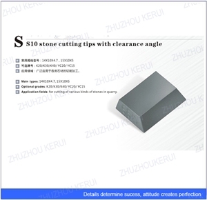 Ss10 Stone Cutting Tips for Limestone,Sandstone,Tufa,Marble,Granite