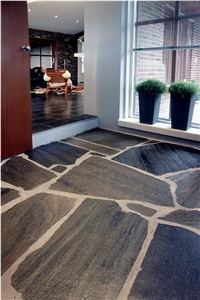 Norway Silver Grey Slate Floor Pavement