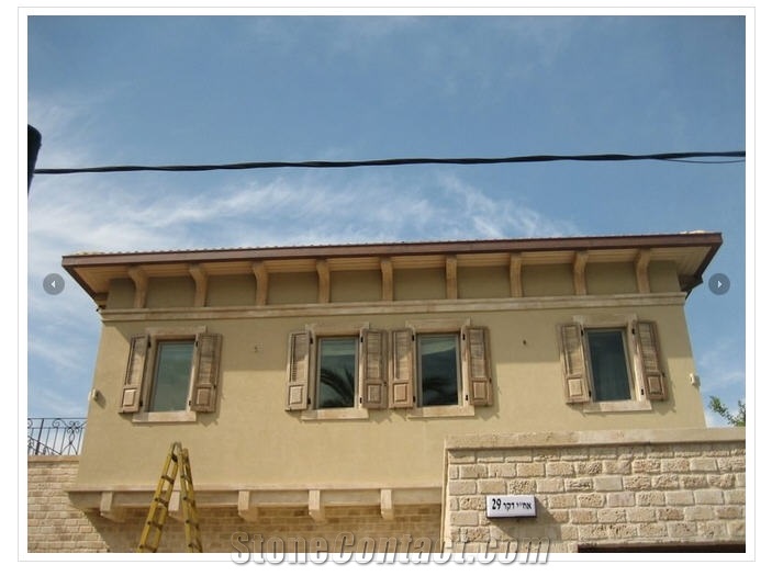 Jerusalem Royal Cream Limestone Facade, Walling