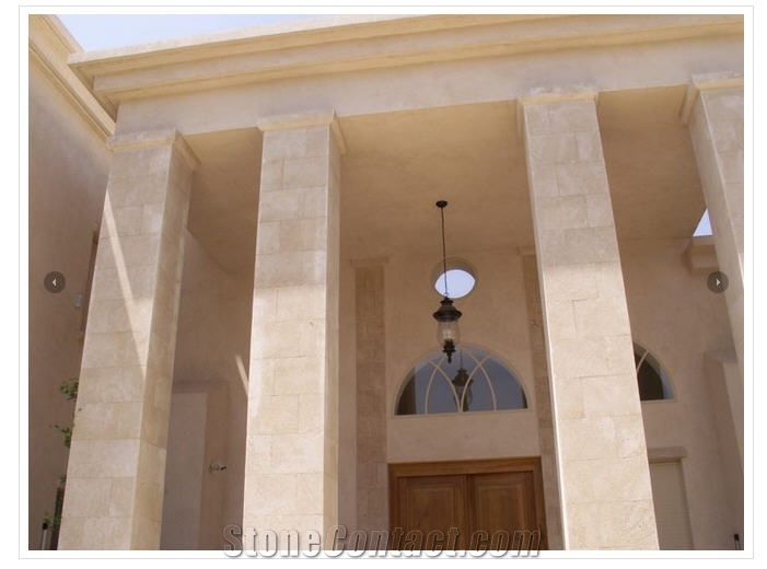 Yatta Yellow Limestone Building, Walling