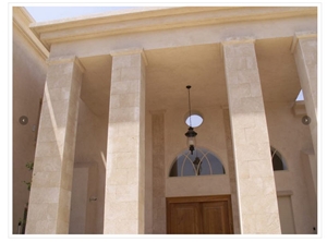 Yatta Yellow Limestone Building, Walling