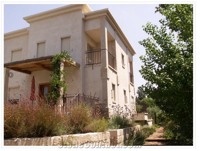 Yatta Yellow Limestone Building, Walling