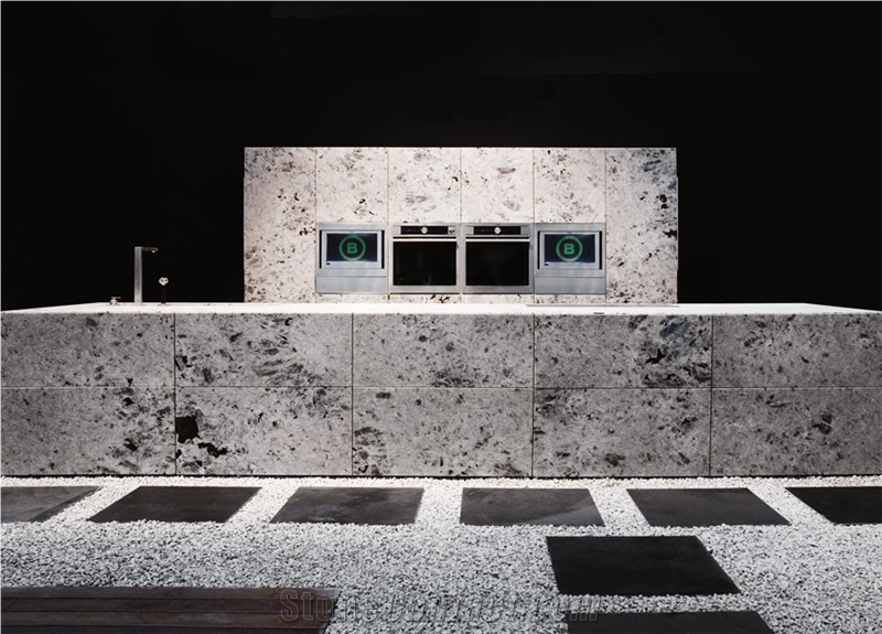 Labradorite Bianca Granite Kitchen Countertop
