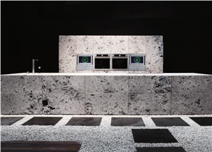 Labradorite Bianca Granite Kitchen Countertop