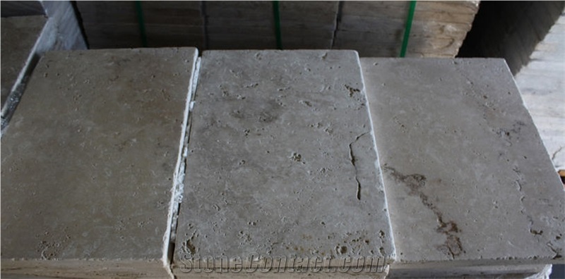 Walnut Travertine Premium Tumbled Tiles