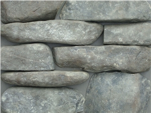 Pennsylvania River Flats Natural Thin Rock Veneer, Grey Quartzite Veneers