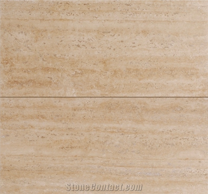 Cloudy Light Walnut Travertine Tiles