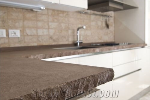 Pietra Serena Di Ascoli Sandstone Kitchen Work Top, Countertop